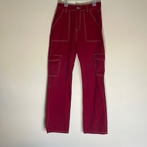 Red Cargo Pants